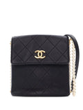 Pre-OwnedCHANEL Pre-Owned2021 Small Quilted Calfskin About Pearls Hobo crossbody bag
