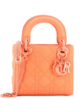 Pre-OwnedChristian Dior Pre-OwnedUltra Matte Lady Dior Chain Bag Cannage Quilt Calfskin Mini shoulder bag