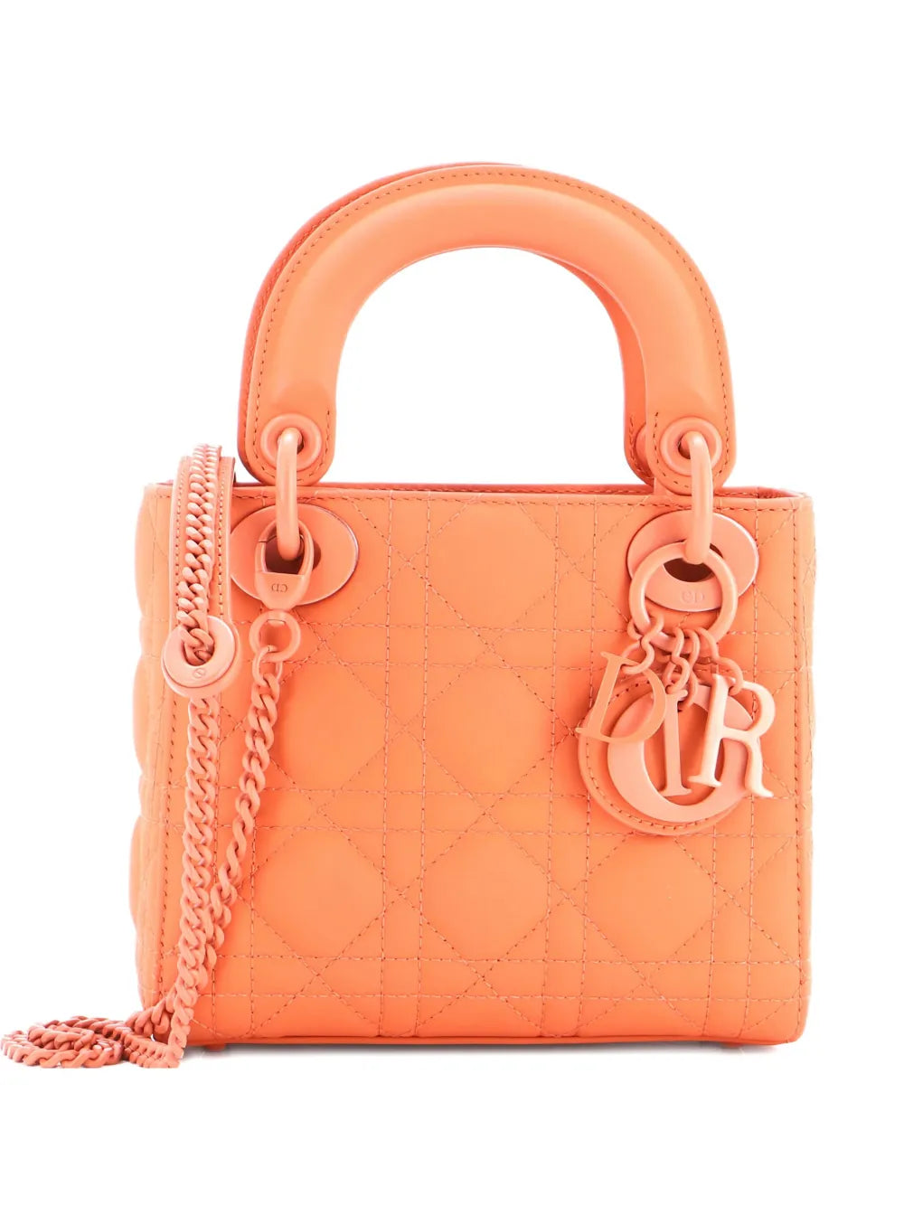 Pre-OwnedChristian Dior Pre-OwnedUltra Matte Lady Dior Chain Bag Cannage Quilt Calfskin Mini shoulder bag