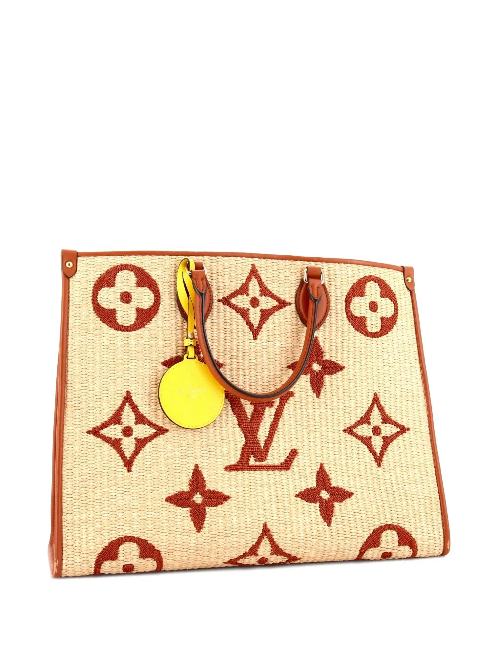 Pre-OwnedLouis Vuitton Pre-OwnedOnTheGo Tote Monogram Giant Raffia GM satchel