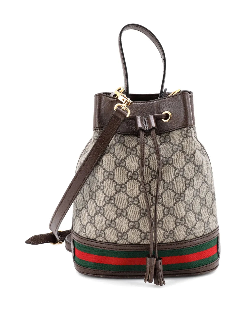 Pre-OwnedGucci Pre-OwnedOphidia GG Coated Canvas Small bucket bag