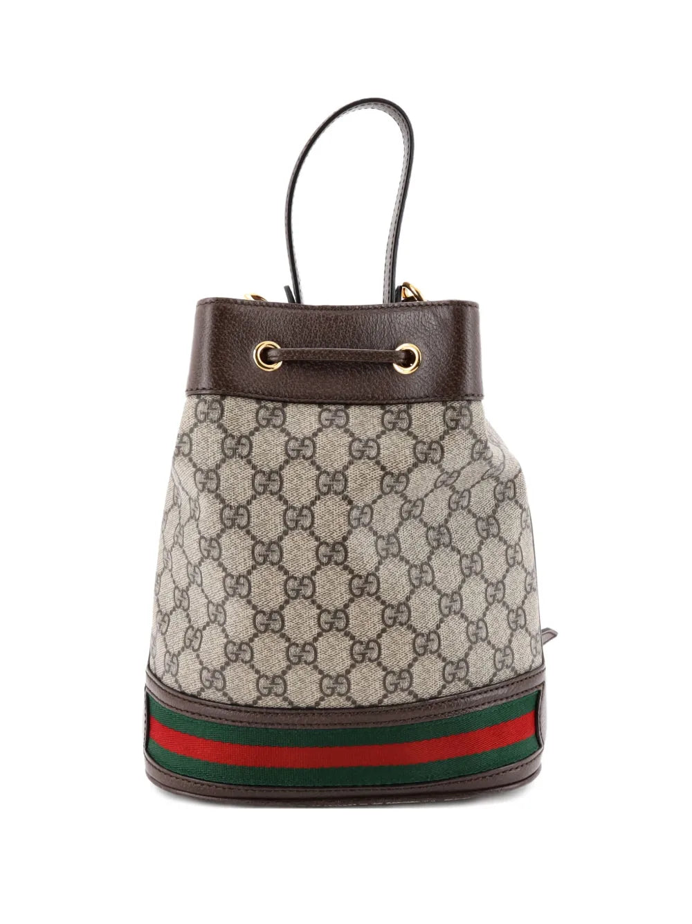 Pre-OwnedGucci Pre-OwnedOphidia GG Coated Canvas Small bucket bag