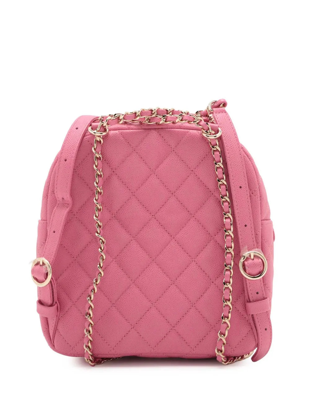 Pre-OwnedCHANEL Pre-Owned2019 Small Quilted Caviar CC Day backpack