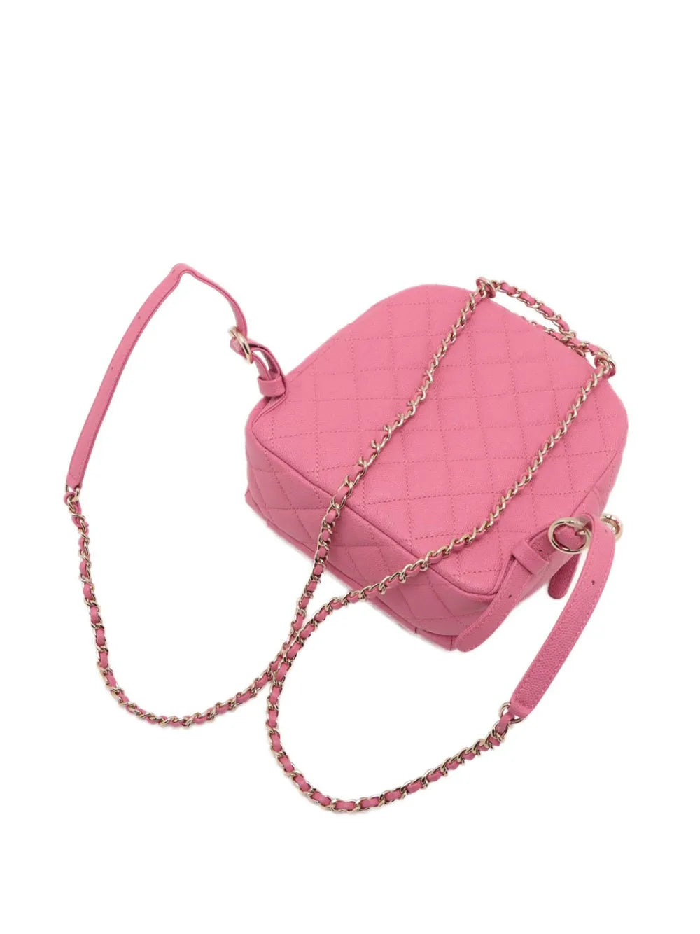 Pre-OwnedCHANEL Pre-Owned2019 Small Quilted Caviar CC Day backpack