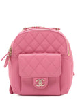 Pre-OwnedCHANEL Pre-Owned2019 Small Quilted Caviar CC Day backpack