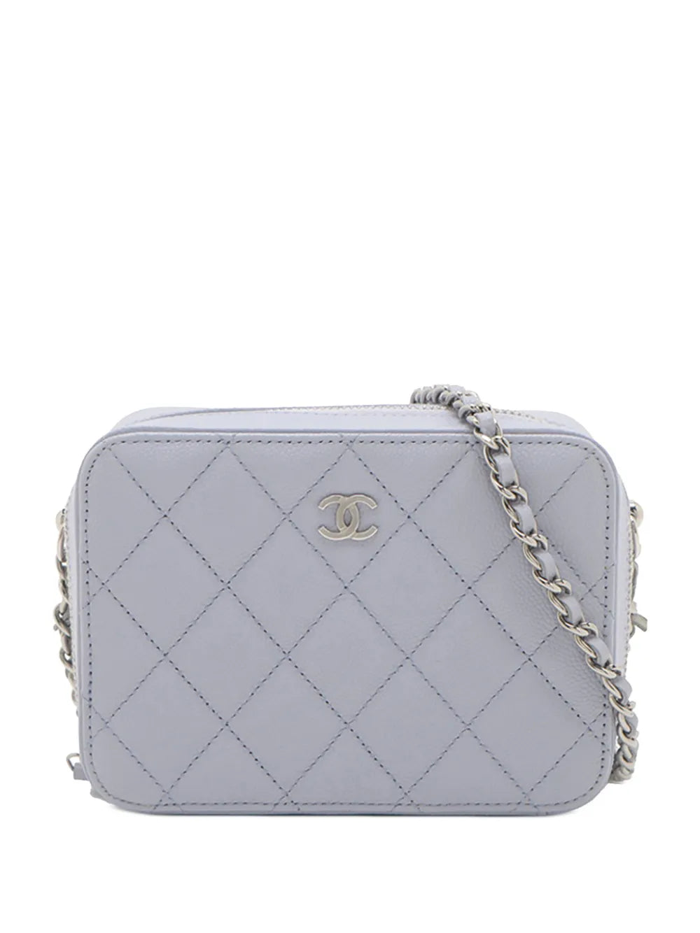 Pre-OwnedCHANEL Pre-Owned2021 CC Quilted Caviar Camera Bag crossbody bag
