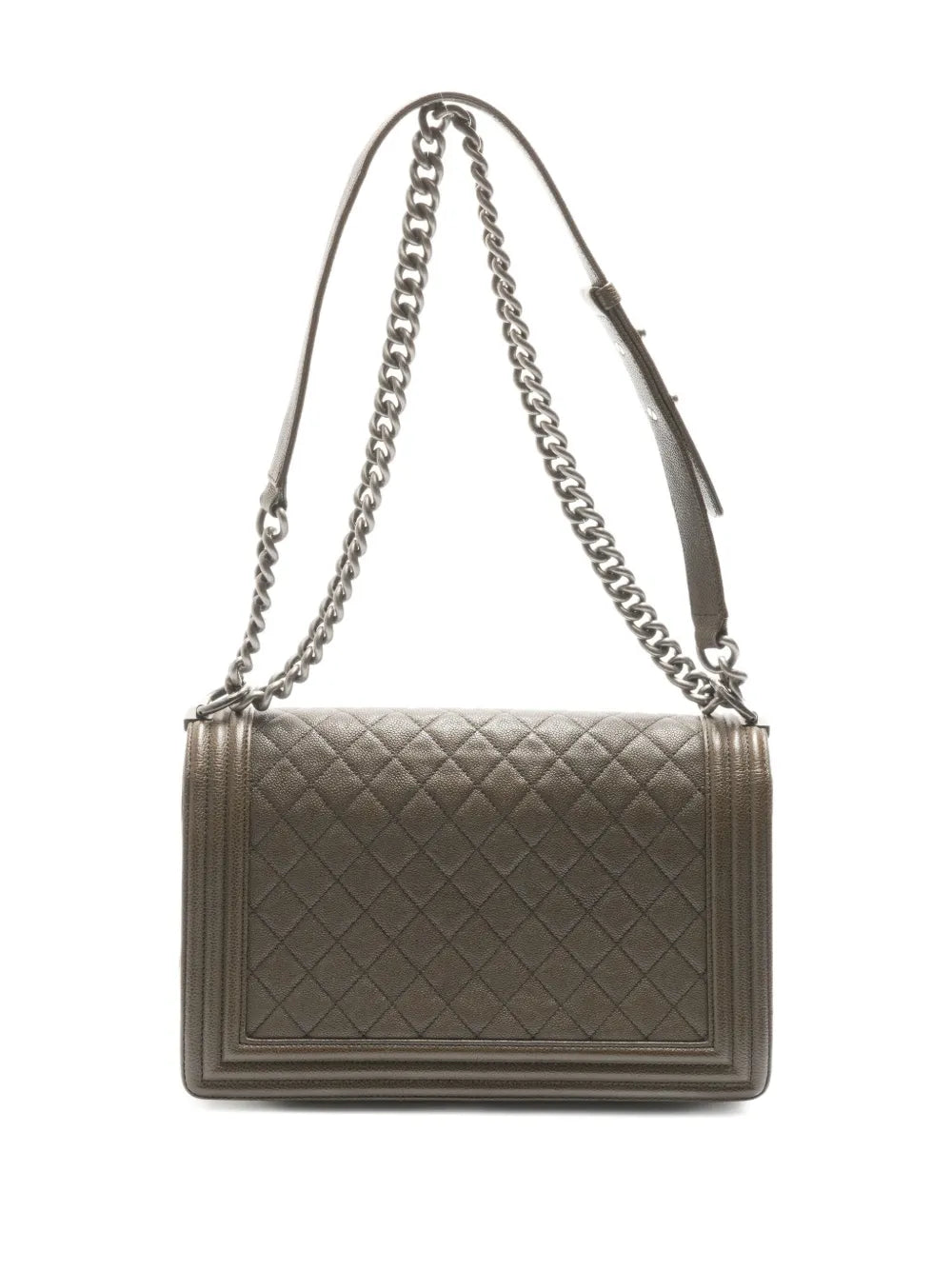 Pre-OwnedCHANEL Pre-Owned2016-2017 Medium Boy quilted chain shoulder bag