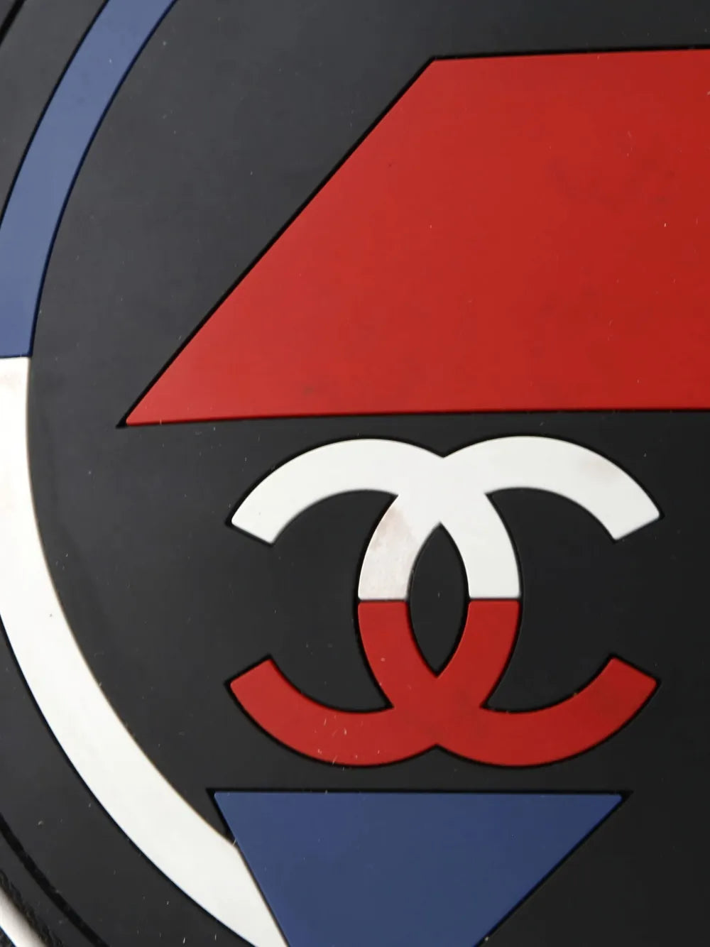 Pre-OwnedCHANEL Pre-OwnedAirlines Round Canvas and Rubber crossbody bag