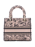 Pre-OwnedChristian Dior Pre-OwnedLady D-Lite Bag Embroidered Canvas Medium satchel