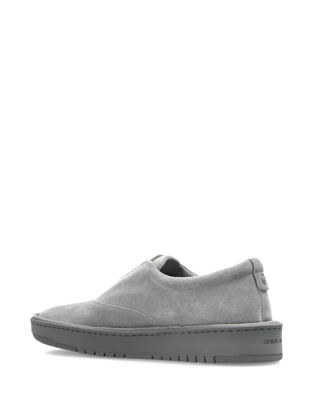 Giorgio Armani Slip-On Leather Sneakers