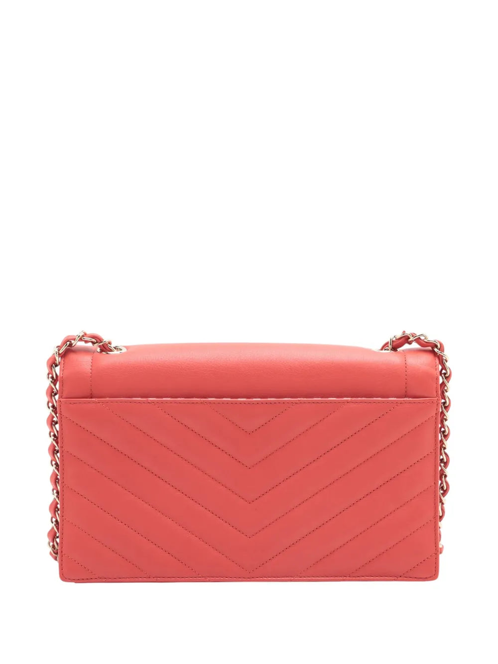 Pre-OwnedCHANEL Pre-Owned2019 Small Chevron Lambskin Envelope Flap crossbody bag