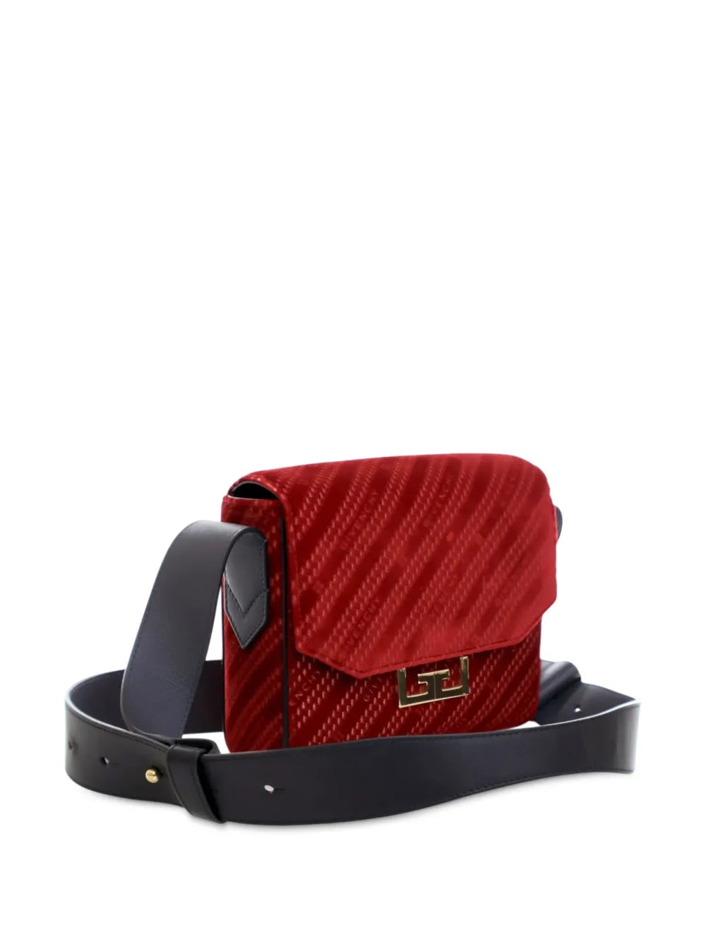 Pre-OwnedGivenchy Pre-Owned2000-2025 Mini Velvet Diagonal Eden Flap shoulder bag