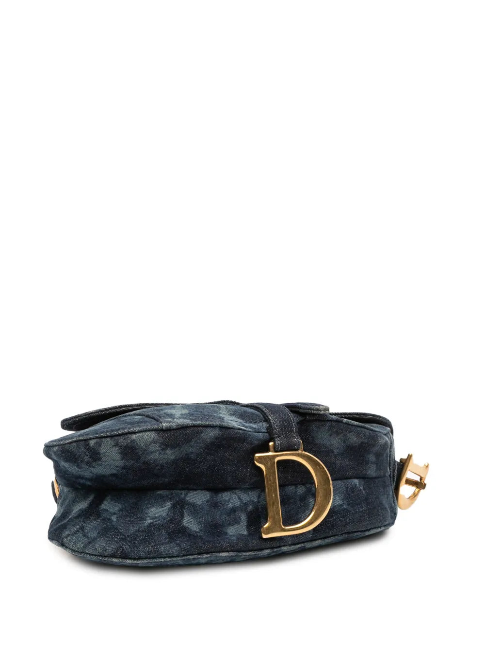 Pre-OwnedChristian Dior Pre-Owned2019 Denim Tie Dye Saddle Bag shoulder bag