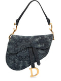 Pre-OwnedChristian Dior Pre-Owned2019 Denim Tie Dye Saddle Bag shoulder bag