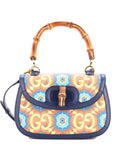 Pre-OwnedGucci Pre-OwnedBamboo 1947 Top Handle Bag Kaleidoscope Print GG Coated Canvas Medium crossbody bag