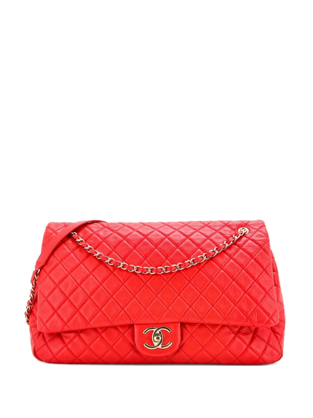 Pre-OwnedCHANEL Pre-OwnedAirlines CC Flap Bag Quilted Calfskin XXL shoulder bag