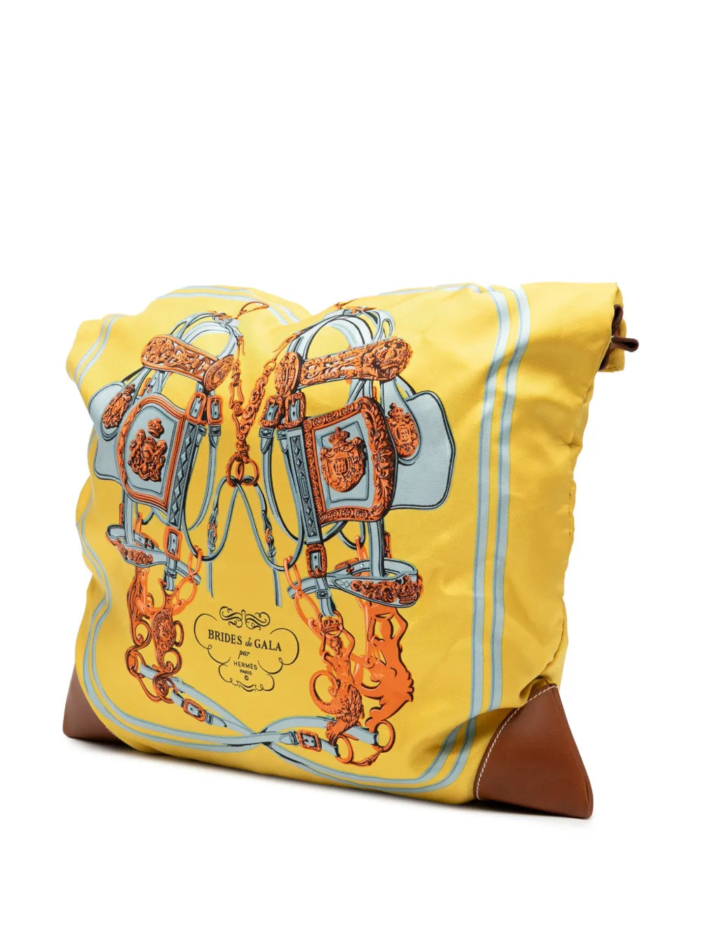 Pre-OwnedHerm??re-Owned2009 Silk and Barenia Brides de Gala Silky City 38 crossbody bag