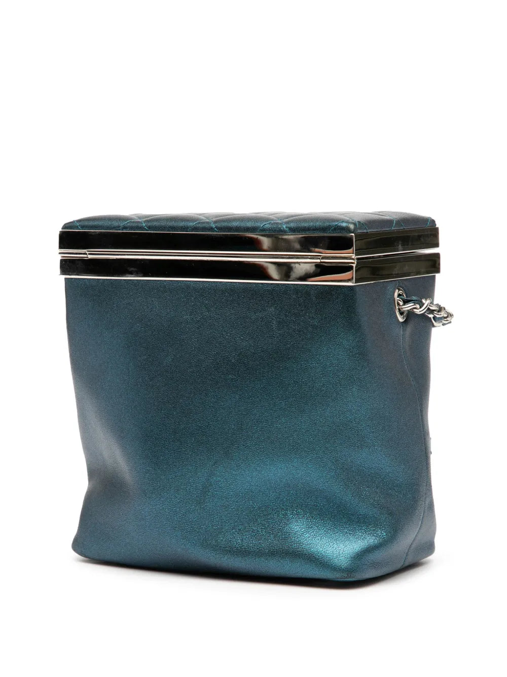 Pre-OwnedCHANEL Pre-Owned2016-2017 CC Metallic Calfskin vanity bag