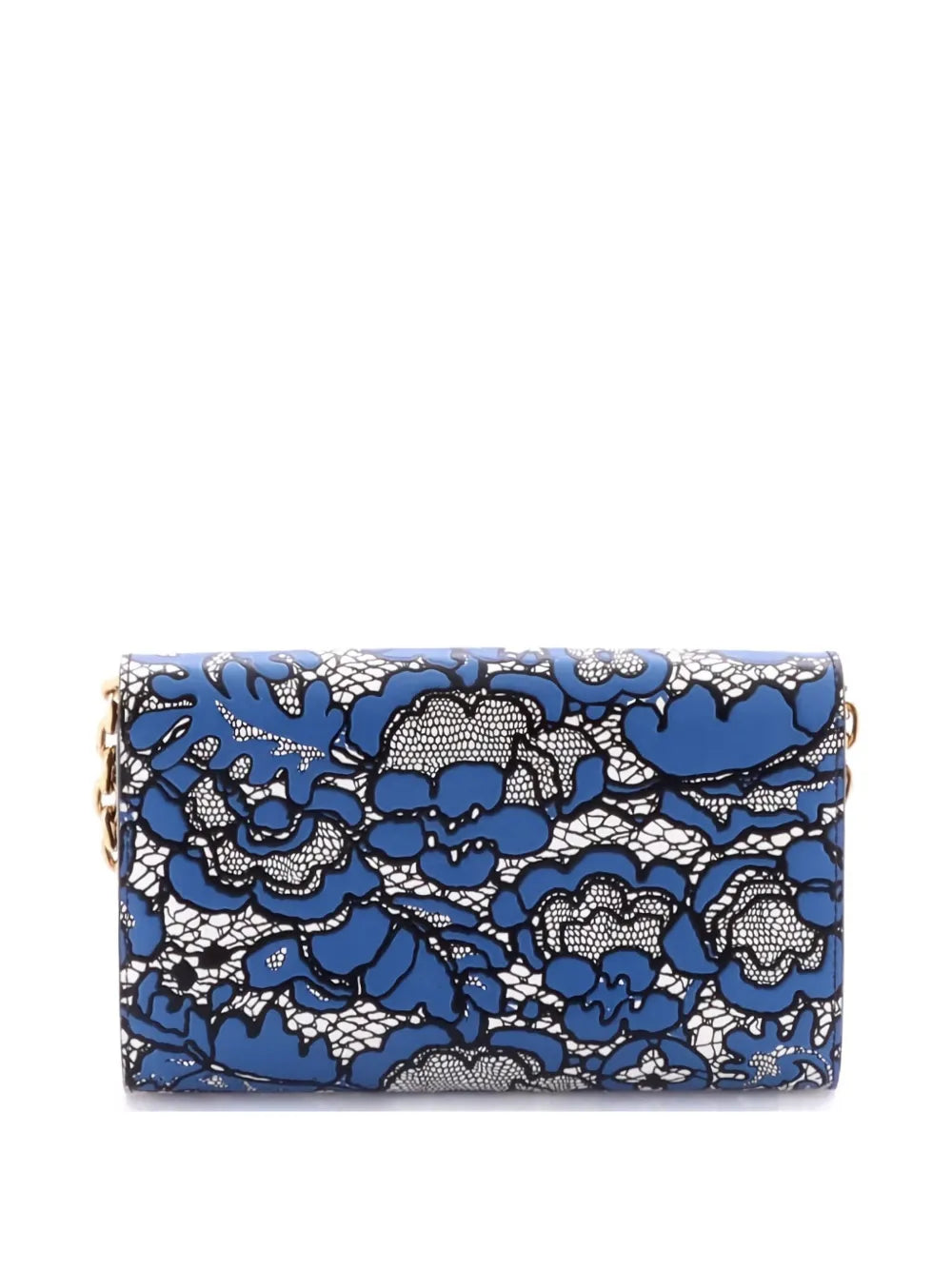 Pre-OwnedLouis Vuitton Pre-OwnedTwist Chain Wallet Lace Embossed Leather crossbody bag