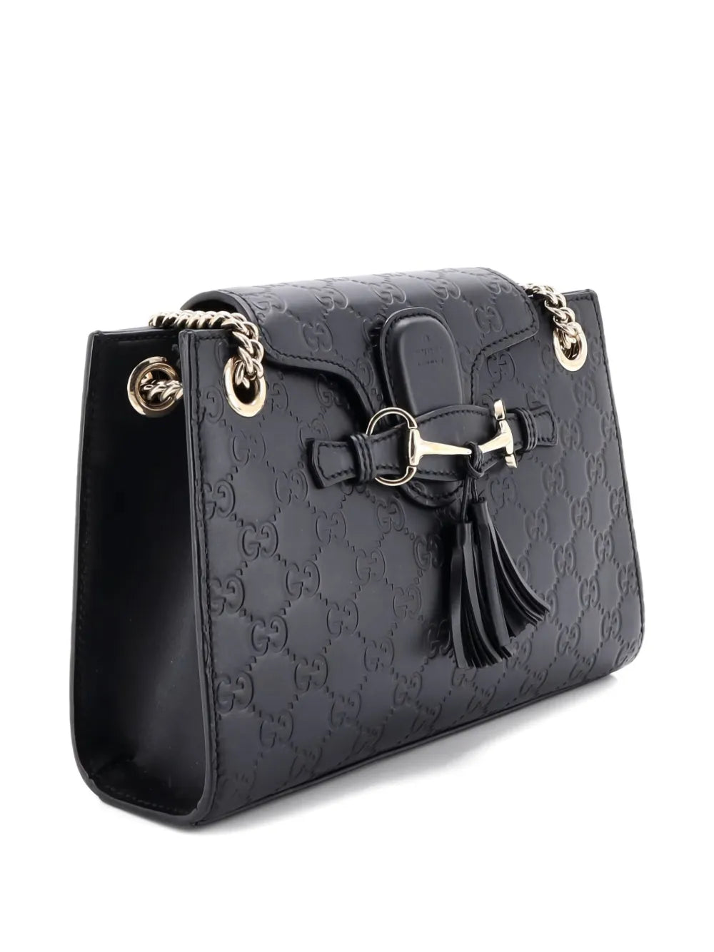Pre-OwnedGucci Pre-OwnedEmily Chain Flap Guccissima Leather Small shoulder bag