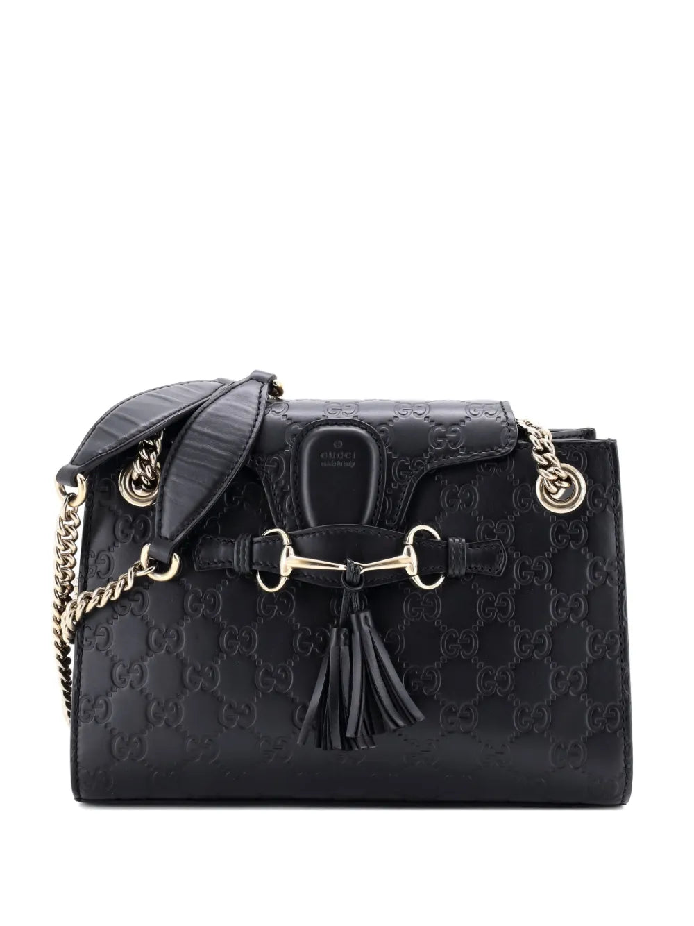 Pre-OwnedGucci Pre-OwnedEmily Chain Flap Guccissima Leather Small shoulder bag