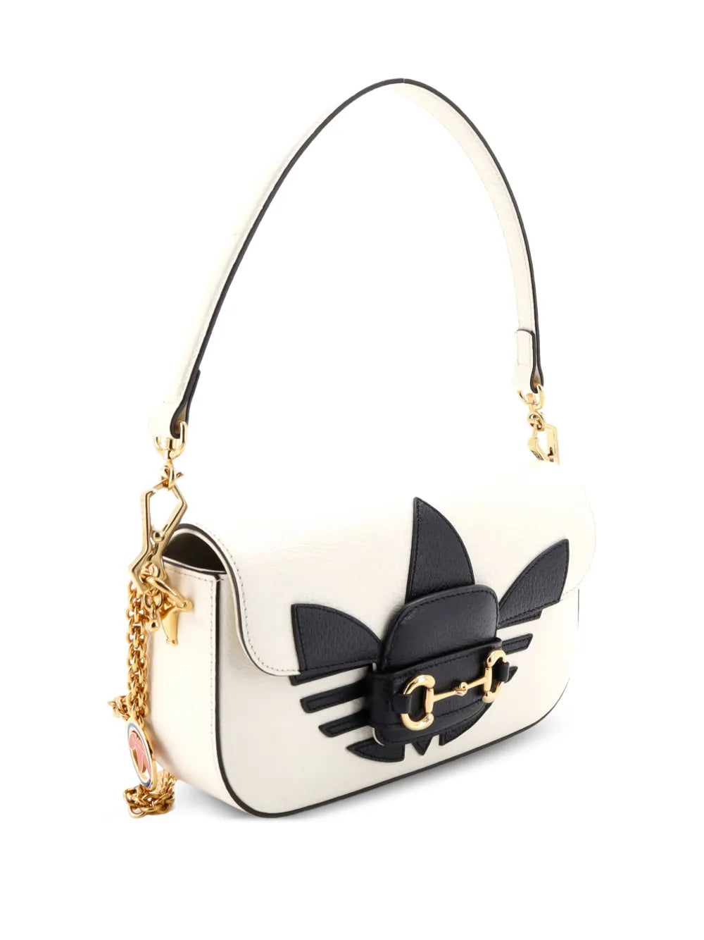 Pre-OwnedGucci Pre-Ownedx Adidas Horsebit 1955 Leather East West shoulder bag