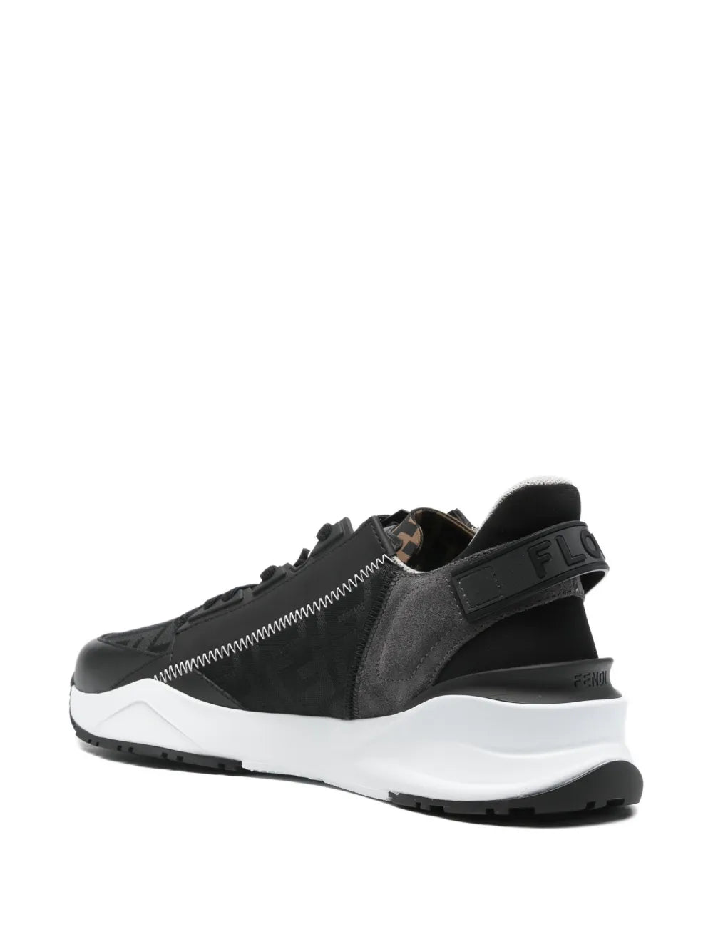 Fendi Lace-Up Logo Sneakers