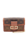 Pre-OwnedLouis Vuitton Pre-Owned2021-2025 Monogram Reverse Dauphine Wallet on Chain crossbody bag