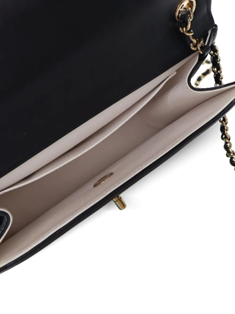 Pre-OwnedCHANEL Pre-Owned2017-2018 CC Bicolor Calfskin Square Frame Flap crossbody bag