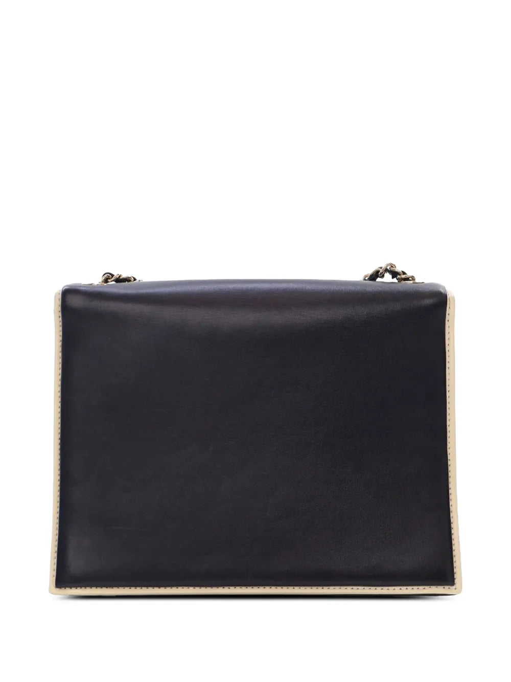 Pre-OwnedCHANEL Pre-Owned2017-2018 CC Bicolor Calfskin Square Frame Flap crossbody bag