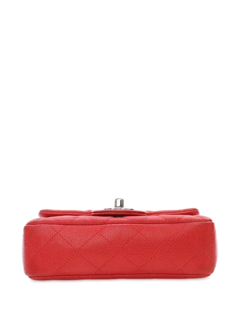 Pre-OwnedCHANEL Pre-Owned2012-2013 Extra Mini Rectangular Classic Caviar Single Flap crossbody bag