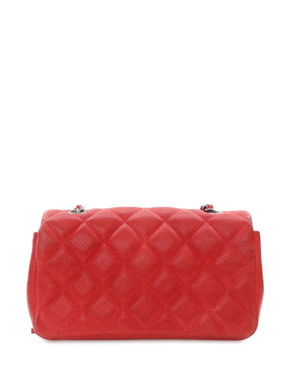 Pre-OwnedCHANEL Pre-Owned2012-2013 Extra Mini Rectangular Classic Caviar Single Flap crossbody bag