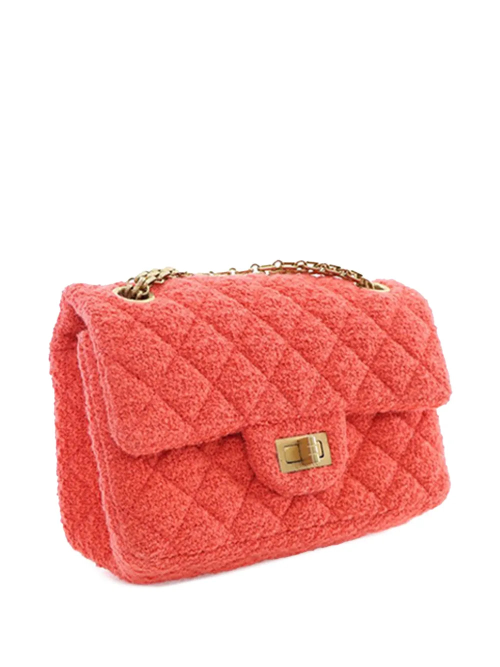 Pre-OwnedCHANEL Pre-Owned2020 Mini Reissue 2.55 Tweed Single Flap 224 crossbody bag