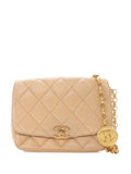 Pre-OwnedCHANEL Pre-Owned2020 Medium Quilted Lambskin CC Coin Flap crossbody bag