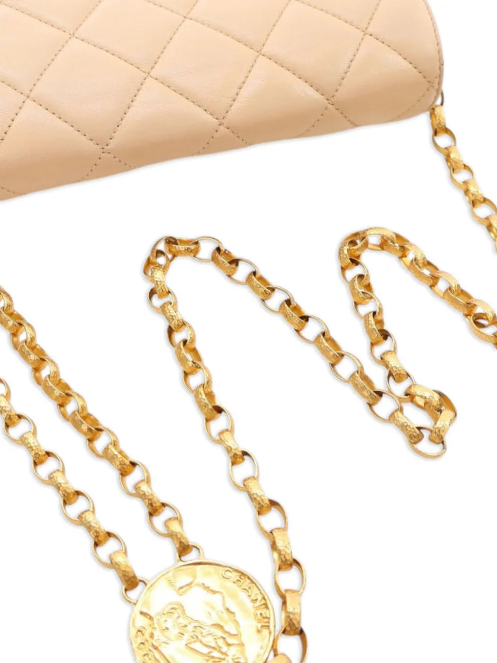Pre-OwnedCHANEL Pre-Owned2020 Medium Quilted Lambskin CC Coin Flap crossbody bag