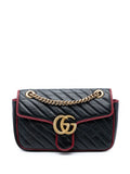 Pre-OwnedGucci Pre-Owned2016-2025 Medium GG Marmont Matelasse Diagonal Leather Torchon shoulder bag