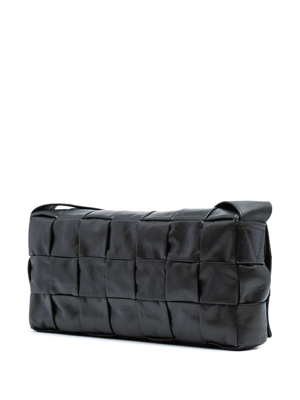 Pre-OwnedBottega Veneta Pre-Owned2012-2025 Stretch Paper Calfskin Intrecciato Cassette crossbody bag