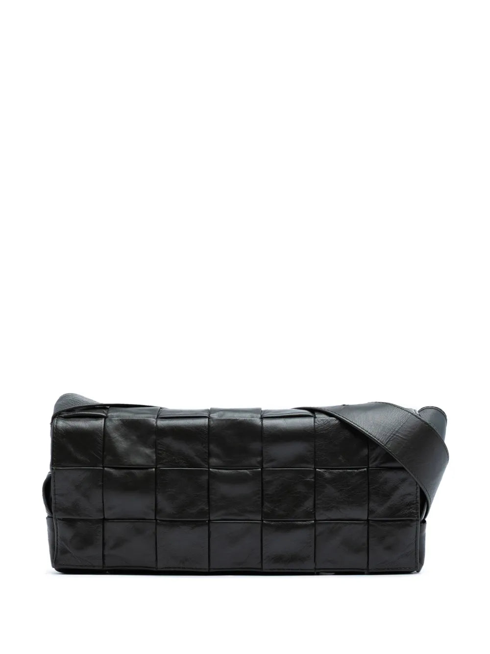 Pre-OwnedBottega Veneta Pre-Owned2012-2025 Stretch Paper Calfskin Intrecciato Cassette crossbody bag