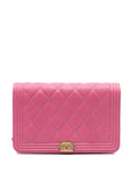 Pre-OwnedCHANEL Pre-Owned2018-2019 Small Quilted Caviar Boy Flap crossbody bag