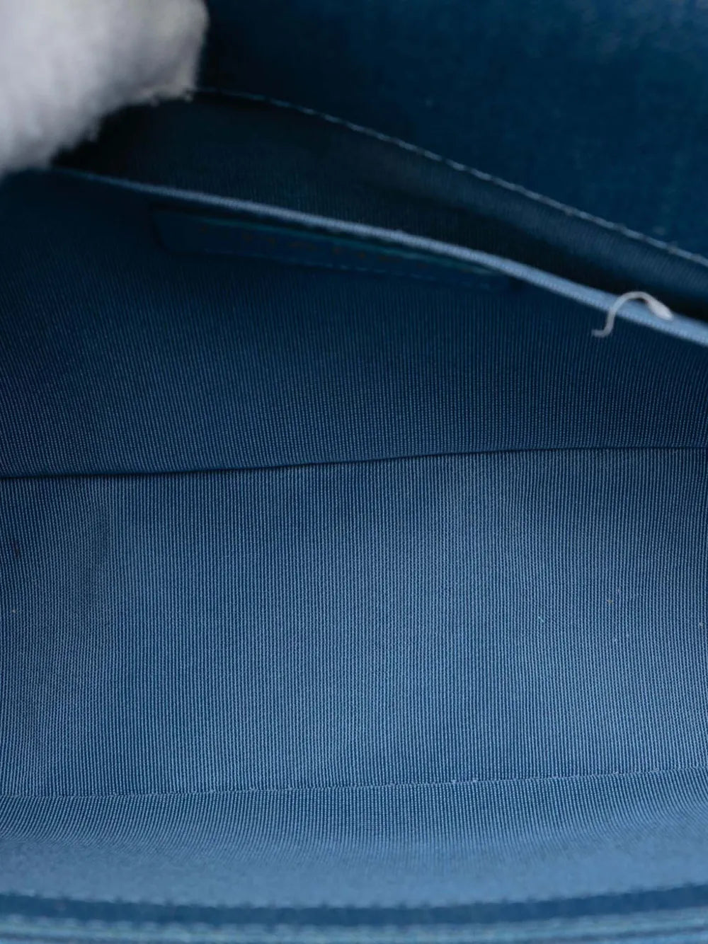 Pre-OwnedCHANEL Pre-Owned2019 Old Medium Pleated Denim Boy Flap crossbody bag