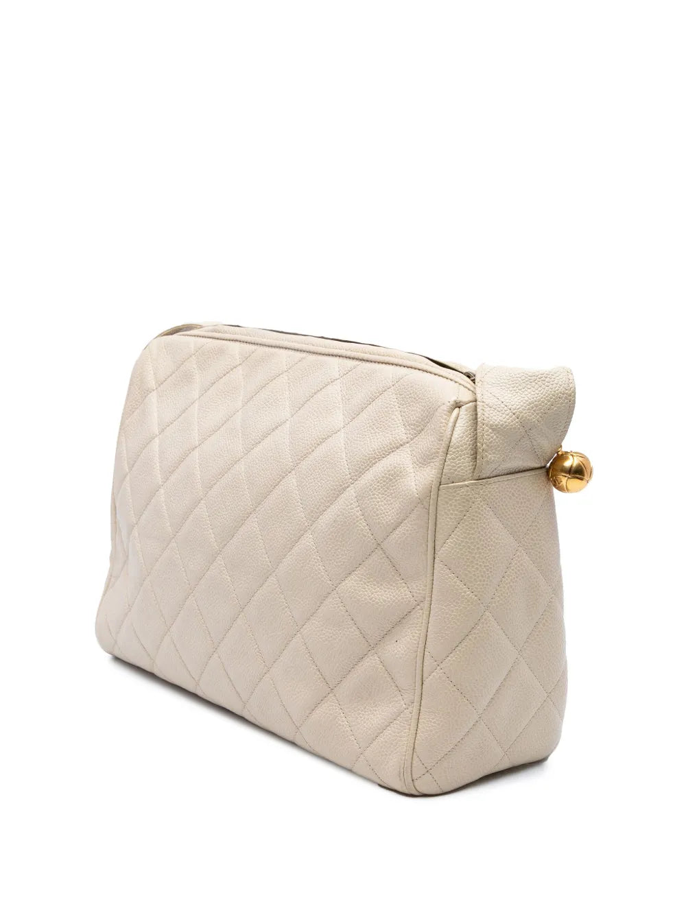 Pre-OwnedCHANEL Pre-Owned1994-1996 CC Quilted Caviar crossbody bag