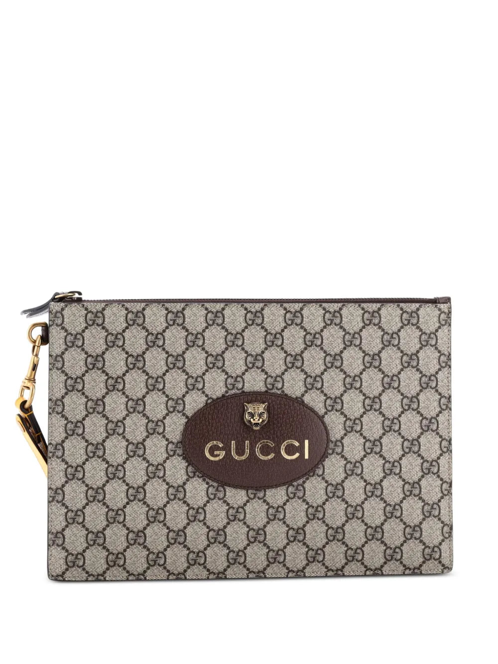 Pre-OwnedGucci Pre-OwnedNeo Vintage Wristlet Pouch GG Coated Canvas clutch bag