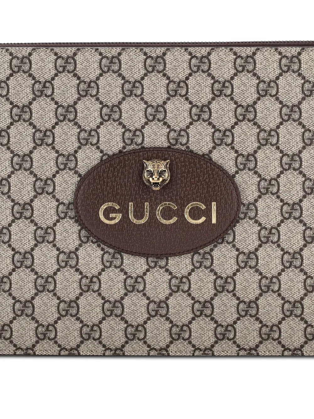 Pre-OwnedGucci Pre-OwnedNeo Vintage Wristlet Pouch GG Coated Canvas clutch bag