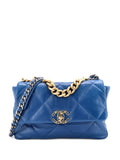 Pre-OwnedCHANEL Pre-Owned19 Flap Bag Quilted Leather Large crossbody bag