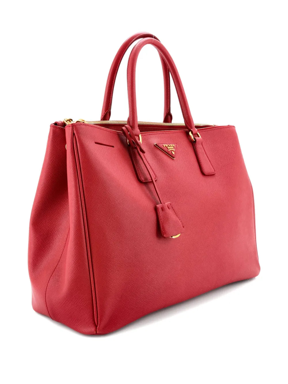 Pre-OwnedPrada Pre-OwnedDouble Zip Lux Saffiano Leather Medium tote bag