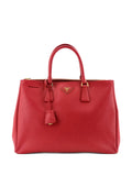 Pre-OwnedPrada Pre-OwnedDouble Zip Lux Saffiano Leather Medium tote bag