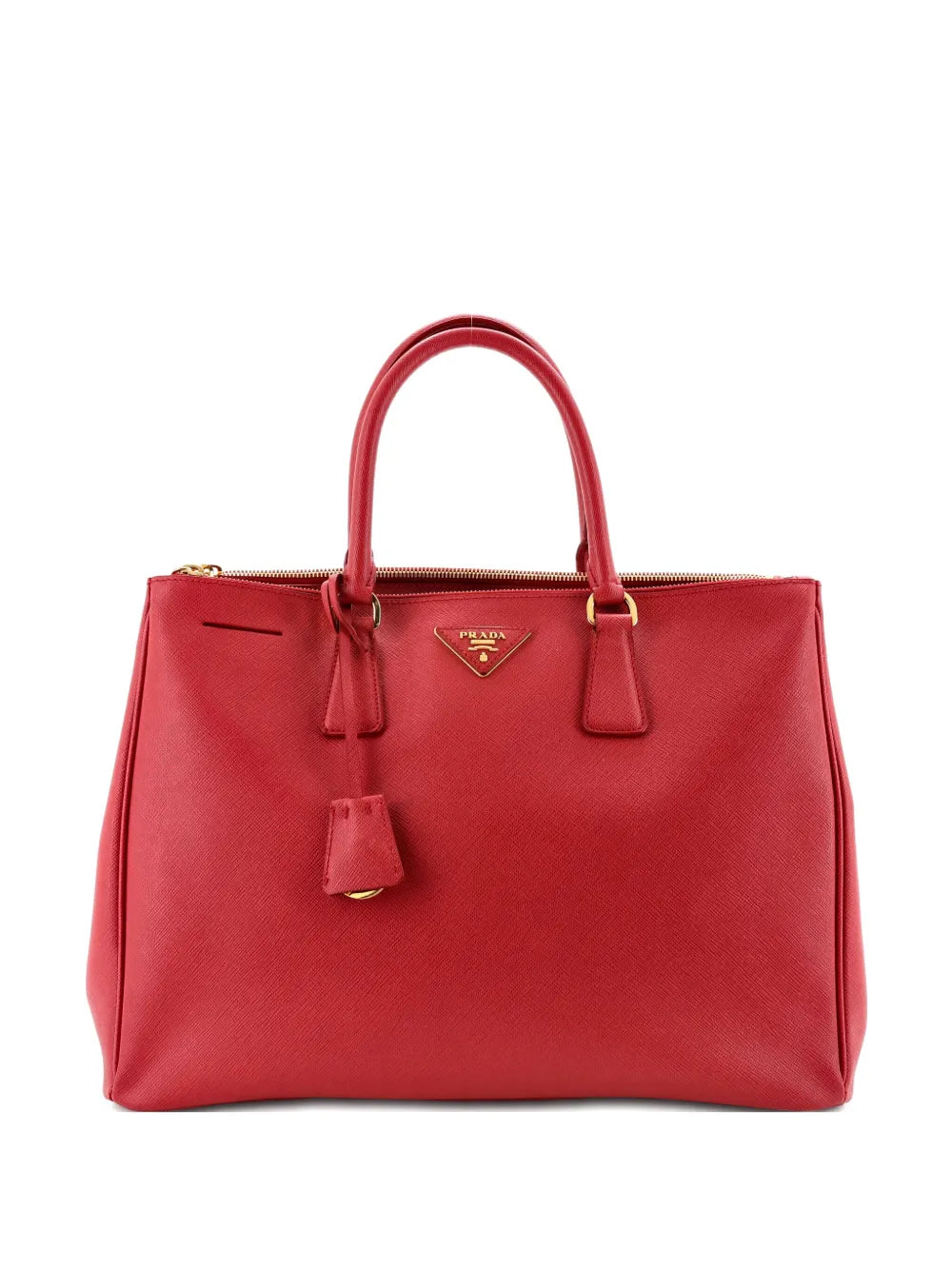 Pre-OwnedPrada Pre-OwnedDouble Zip Lux Saffiano Leather Medium tote bag