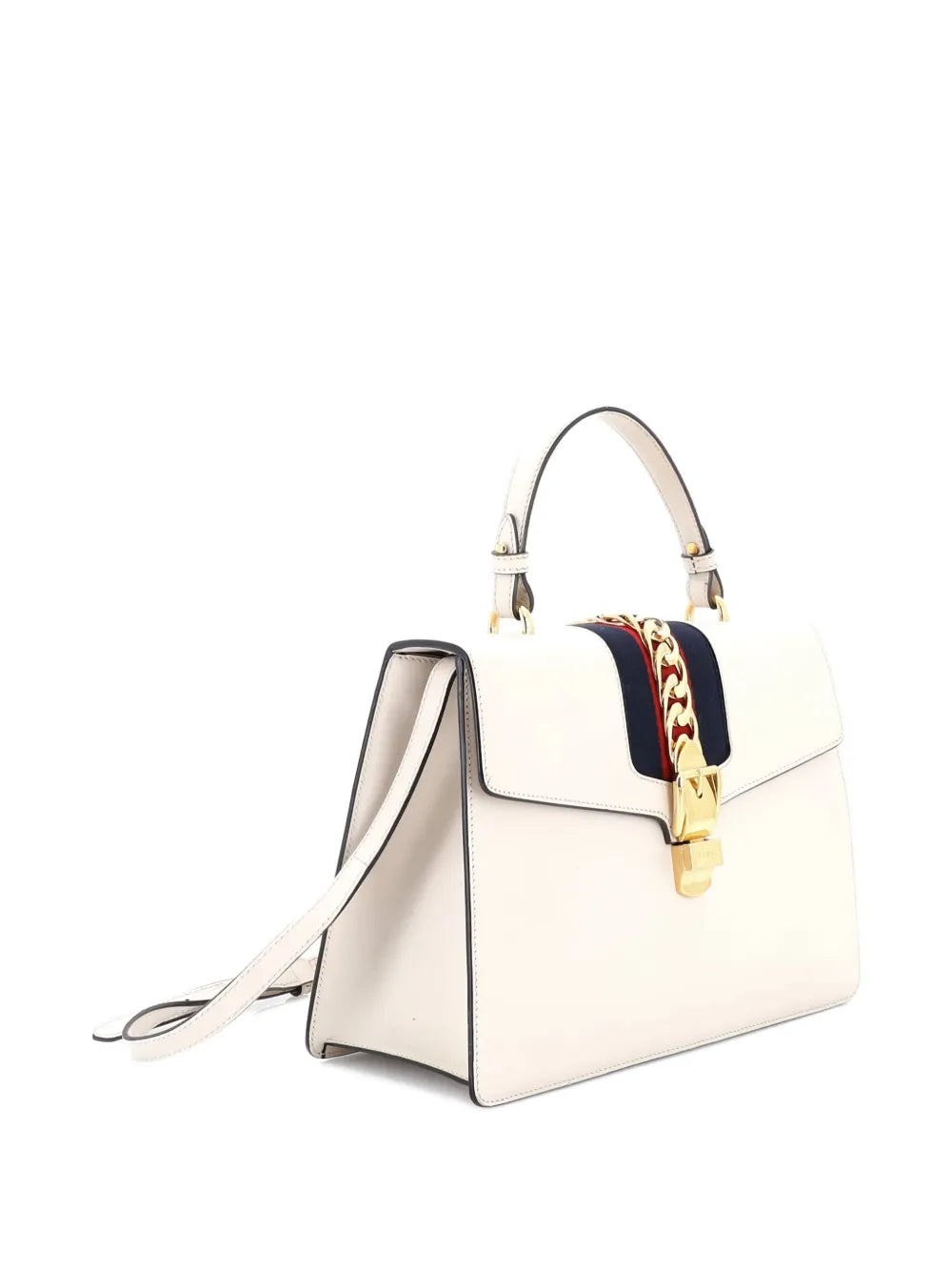 Pre-OwnedGucci Pre-OwnedSylvie Top Handle Bag Leather Medium satchel