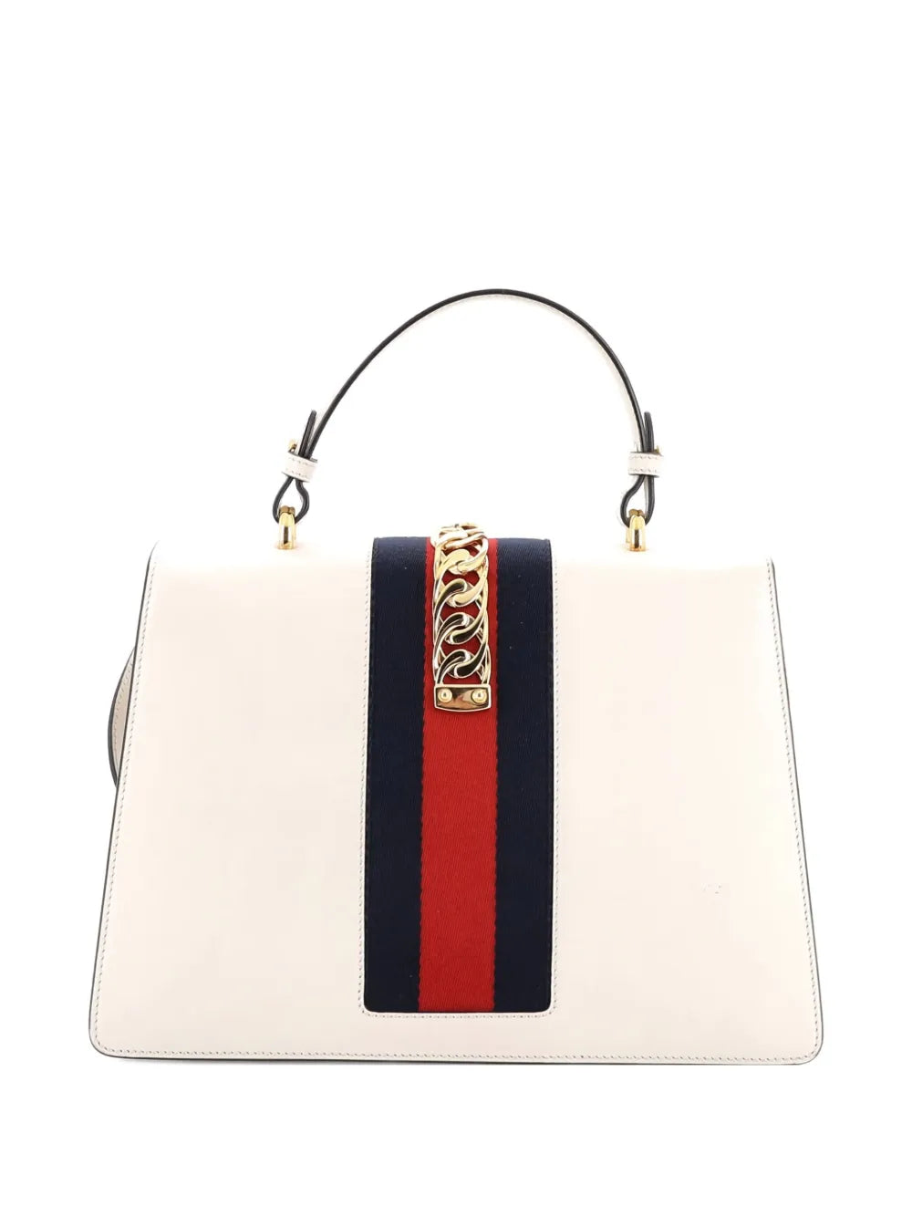 Pre-OwnedGucci Pre-OwnedSylvie Top Handle Bag Leather Medium satchel
