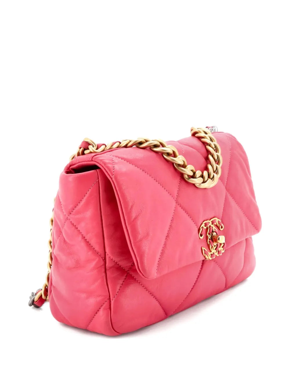 Pre-OwnedCHANEL Pre-Owned19 Flap Bag Quilted Leather Medium crossbody bag